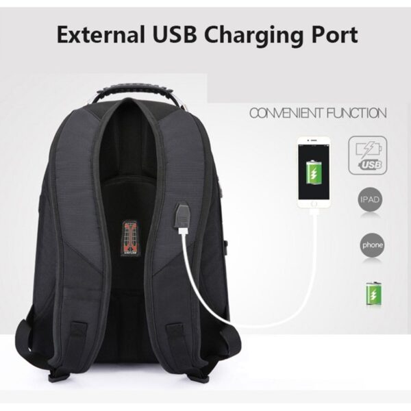 Smart Backpack with external usb charging port