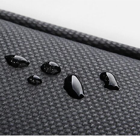 durable fabric with water drops on it