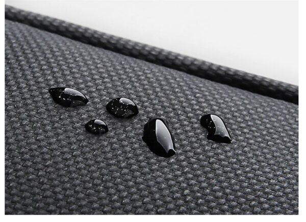 durable fabric with water drops on it